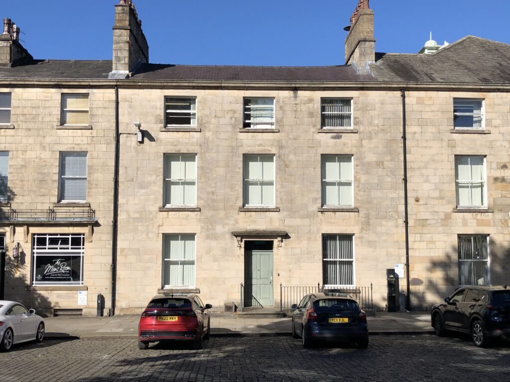 Historic townhouse in Lancaster associated with the Ruxton murder case, featured on guided walks